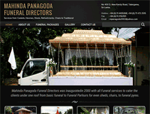 Tablet Screenshot of mahindapanagoda.com